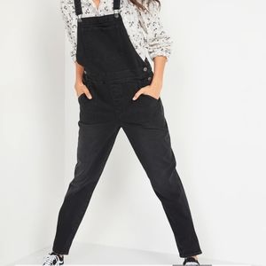 Old Navy Straight Leg Black Jeans Overalls
